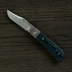 Jack Wolf Benny's Clip Fat Carbon Arctic Storm, BENNY-01-FCB, Couteau De Poche Slipjoint