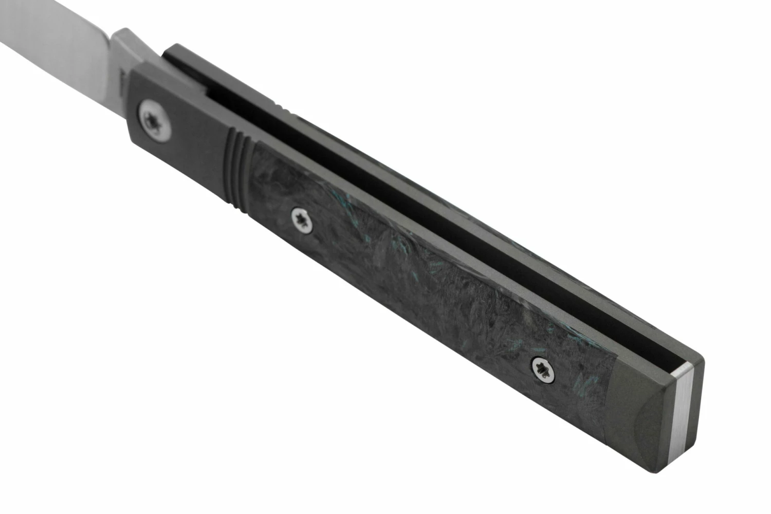 Jack Wolf Feelgood Jack FEELG-01-DMB Fat Carbon Dark Matter Blue, Couteau De Poche 6 Jack Wolf Feelgood Jack FEELG-01-DMB Fat Carbon Dark Matter Blue, Couteau De Poche – Image 4