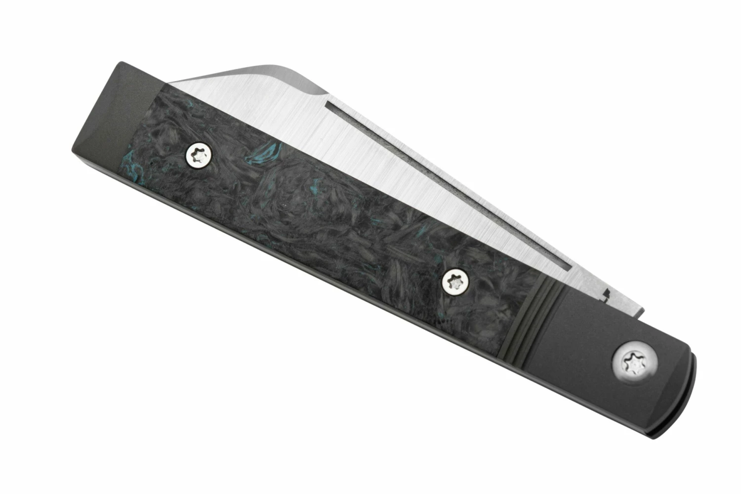 Jack Wolf Feelgood Jack FEELG-01-DMB Fat Carbon Dark Matter Blue, Couteau De Poche 8 Jack Wolf Feelgood Jack FEELG-01-DMB Fat Carbon Dark Matter Blue, Couteau De Poche – Image 6