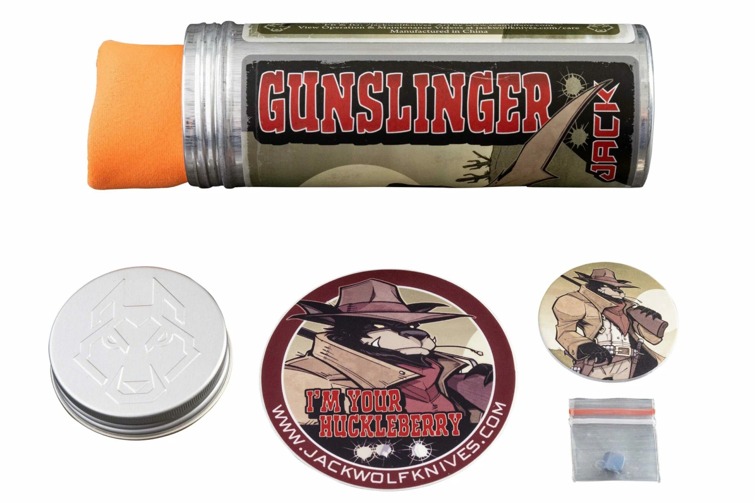 Jack Wolf Gunslinger Jack GUNS-01-CCBP CamoCarbon Bazooka Pink, Couteau De Poche 10 Jack Wolf Gunslinger Jack GUNS-01-CCBP CamoCarbon Bazooka Pink, Couteau De Poche – Image 8