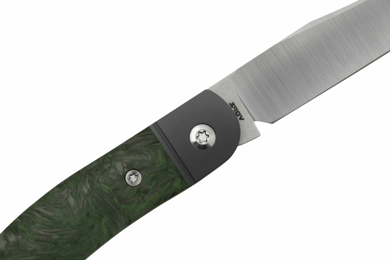 Jack Wolf Javelina Jack, JAVEL-01-DMGR, Fat Carbon Dark Matter Green, Couteau De Poche Slipjoint 7 Jack Wolf Javelina Jack, JAVEL-01-DMGR, Fat Carbon Dark Matter Green, Couteau De Poche Slipjoint – Image 5