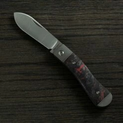 Jack Wolf K9 Jack, Red Dark Matter Fat Carbon K9-01-DMR Couteau De Poche Slipjoint