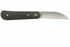 Jack Wolf Laid Back Jack, Black Canvas Micarta LAIDB-01-BLK Couteau De Poche Slipjoint -KNIVESANDTOOLS Magasin JW LAIDB 01 BLK 02 jackwolf