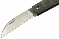 Jack Wolf Laid Back Jack, Black Canvas Micarta LAIDB-01-BLK Couteau De Poche Slipjoint -KNIVESANDTOOLS Magasin JW LAIDB 01 BLK 03 jackwolf