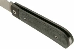 Jack Wolf Laid Back Jack, Black Canvas Micarta LAIDB-01-BLK Couteau De Poche Slipjoint -KNIVESANDTOOLS Magasin JW LAIDB 01 BLK 04 jackwolf