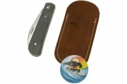 Jack Wolf Laid Back Jack, Black Canvas Micarta LAIDB-01-BLK Couteau De Poche Slipjoint -KNIVESANDTOOLS Magasin JW LAIDB 01 BLK 07 jackwolf