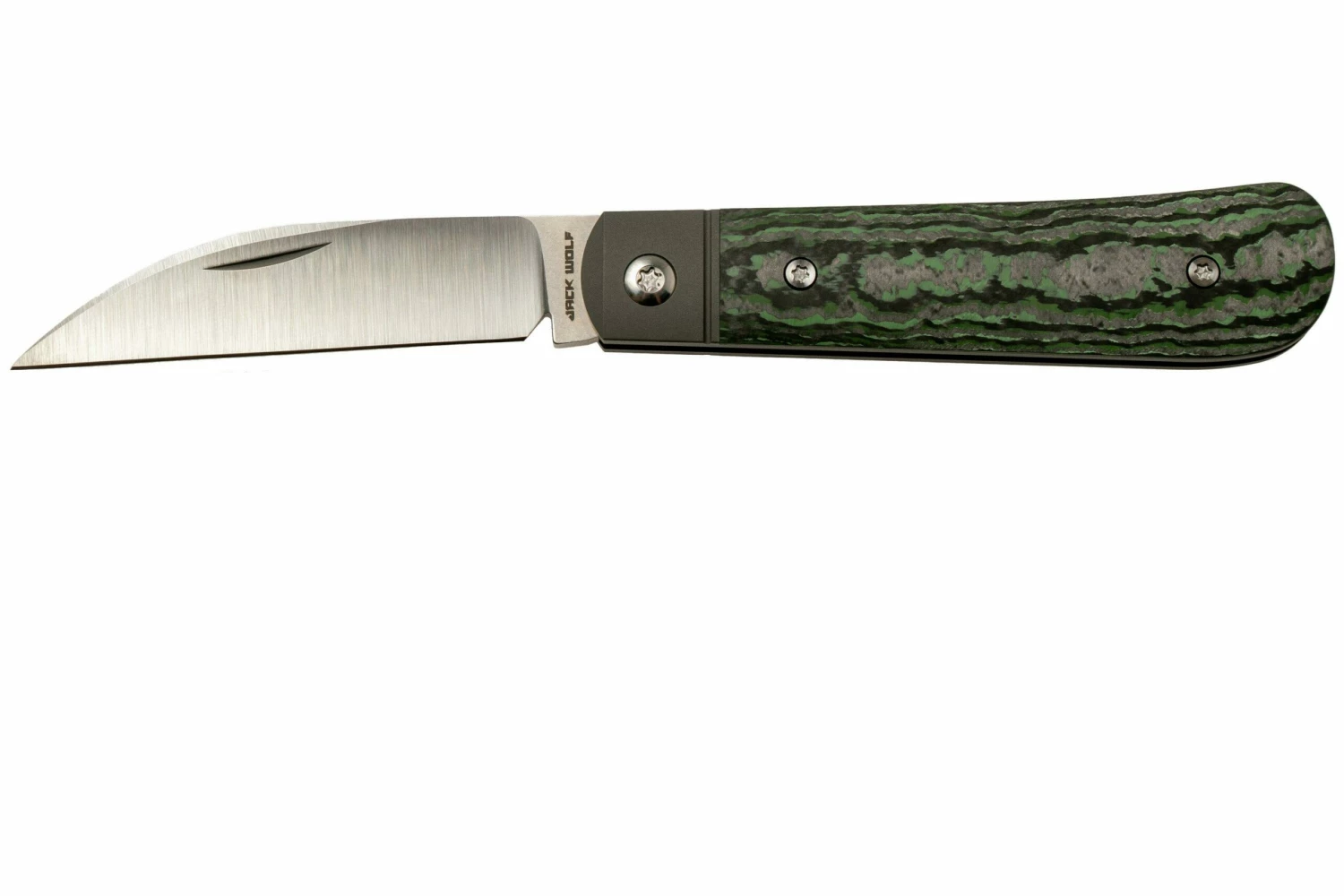 Jack Wolf Laid Back Jack, Fat Carbon Jungle Wear LAIDB-01-FCG Couteau De Poche Slipjoint 3 Jack Wolf Laid Back Jack, Fat Carbon Jungle Wear LAIDB-01-FCG Couteau De Poche Slipjoint