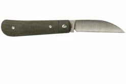 Jack Wolf Laid Back Jack, Green Canvas Micarta LAIDB-01-GRN Couteau De Poche Slipjoint -KNIVESANDTOOLS Magasin JW LAIDB 01 GRN 02 jackwolf