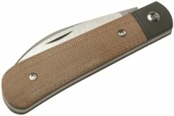 Jack Wolf Laid Back Jack, Natural Canvas Micarta LAIDB-01-NAT Couteau De Poche Slipjoint 15 Jack Wolf Laid Back Jack, Natural Canvas Micarta LAIDB-01-NAT Couteau De Poche Slipjoint -KNIVESANDTOOLS Magasin JW LAIDB 01 NAT 06 jackwolf