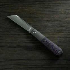 Jack Wolf Midnight Jack, Fat Carbon Purple Haze MIDNI-01-FCP Couteaux De Poche Slipjoint