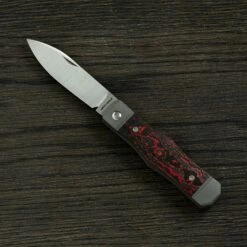 Jack Wolf Vampire Jack VAMPI-01-FCLF Fat Carbon Lava Flow Couteau De Poche Slipjoint