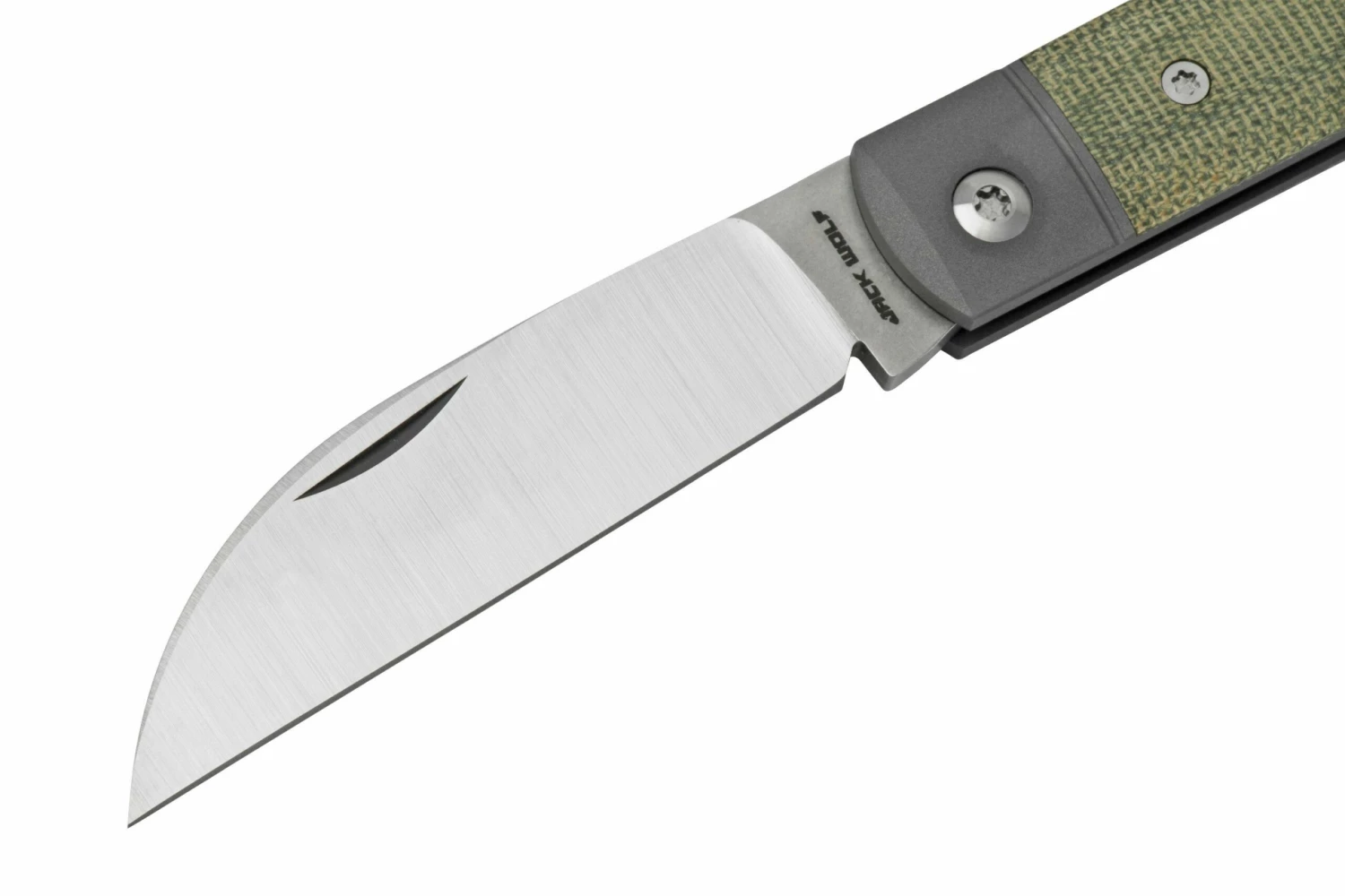 Jack Wolf Venom Jack VEN-01-GRN Canvas Micarta Green, Couteau De Poche Slipjoint 5 Jack Wolf Venom Jack VEN-01-GRN Canvas Micarta Green, Couteau De Poche Slipjoint – Image 3