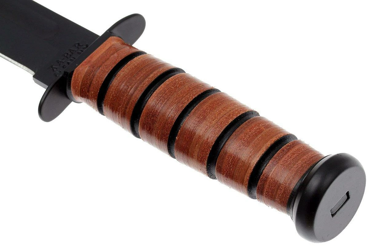 KA-BAR USMC 1217 Plain Edge, Cuir, étui Cuir 5 KA-BAR USMC 1217 Plain Edge, Cuir, étui Cuir – Image 3