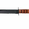 KA-BAR USMC 1218 Partiellement Dentelé, Cuir, étui En Cuir -KNIVESANDTOOLS Magasin KA1218 01 ka bar ka1218 01