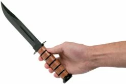 KA-BAR U.S. Army Knife 1220 Couteau à Lame Fixe, étui En Cuir -KNIVESANDTOOLS Magasin KA1220 06 ka bar