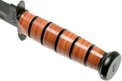 KA-BAR U.S. Navy Knife 1225 Couteau à Lame Fixe, étui En Cuir -KNIVESANDTOOLS Magasin KA1225 04 ka bar