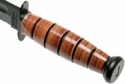 KA-BAR Short 1261 Couteau à Lame Fixe Partiellement Dentelé, étui En Cuir -KNIVESANDTOOLS Magasin KA1261 05 ka bar