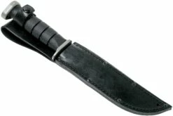 KA-BAR D2 Extreme Fighting Knife 1283, Serrated Blade, Kraton Handle, étui En Cuir -KNIVESANDTOOLS Magasin KA1283 07 ka bar