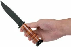 KA-BAR Mark I USN 2225 Leather Couteau à Lame Fixe -KNIVESANDTOOLS Magasin KA2225 06 ka bar