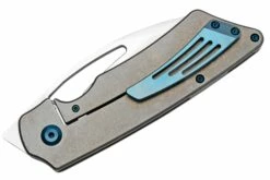 Kansept Goblin XL K1016A3 Satin, Bronze Titanium Couteau De Poche, Marshall Noble Design -KNIVESANDTOOLS Magasin KSK1016A3 04 kansept