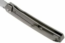 Kansept Hazakura K1019A2 Satin Tanto, Titanium Timascus Couteau De Poche, Max Tkachuk Design -KNIVESANDTOOLS Magasin KSK1019A2 05 kansept