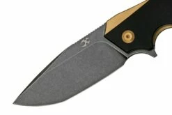 Kansept Hellx T1008A7 Blackwashed, Bronze G10 Couteau De Poche, Mikkel WIllumsen Design -KNIVESANDTOOLS Magasin KST1008A7 03 kansept