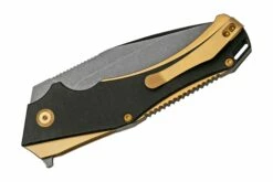 Kansept Hellx T1008A7 Blackwashed, Bronze G10 Couteau De Poche, Mikkel WIllumsen Design -KNIVESANDTOOLS Magasin KST1008A7 04 kansept