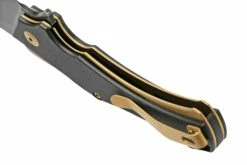 Kansept Hellx T1008A7 Blackwashed, Bronze G10 Couteau De Poche, Mikkel WIllumsen Design -KNIVESANDTOOLS Magasin KST1008A7 05 kansept