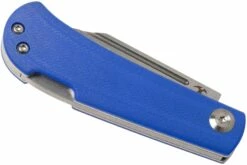 Kansept Wedge T2026B7 Blue G10 Couteau De Poche, Nick Swan Design -KNIVESANDTOOLS Magasin KST2026B7 04 kansept