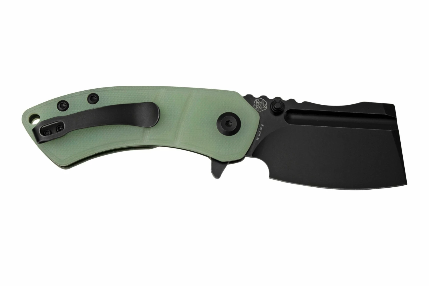 Kansept Korvid M T2030A4 Black, Jade G10, Couteau De Poche, Justin Koch Design 4 Kansept Korvid M T2030A4 Black, Jade G10, Couteau De Poche, Justin Koch Design – Image 2