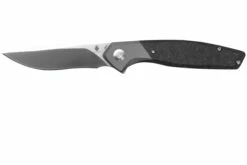 Kizer Grazioso Ki4572A1, 20CV, Black Titanium Carbon Fiber Couteau De Poche, Manganas Design