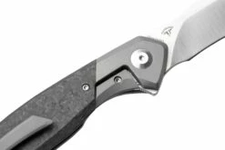 Kizer Grazioso Ki4572A1, 20CV, Black Titanium Carbon Fiber Couteau De Poche, Manganas Design -KNIVESANDTOOLS Magasin KZKI4572A1 06 kizer