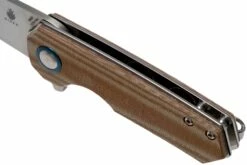 Kizer Lieb V2541N4 Brown Micarta Couteau De Poche, Azo Design -KNIVESANDTOOLS Magasin KZV2541N4 07 kizer v202109