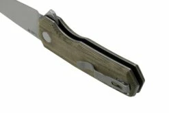 Kizer Lieb M V3541C1, Green Micarta, 154CM, Couteau De Poche, Azo Design -KNIVESANDTOOLS Magasin KZV3541C1 04 kizer