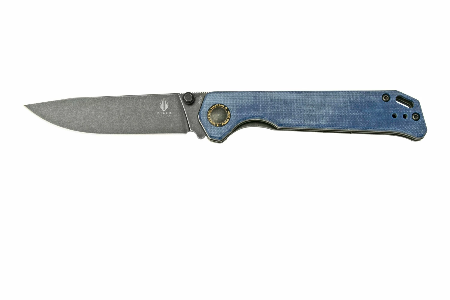 Kizer Vanguard Begleiter V4458.2C1 Denim Micarta, Couteau De Poche 3 Kizer Vanguard Begleiter V4458.2C1 Denim Micarta, Couteau De Poche