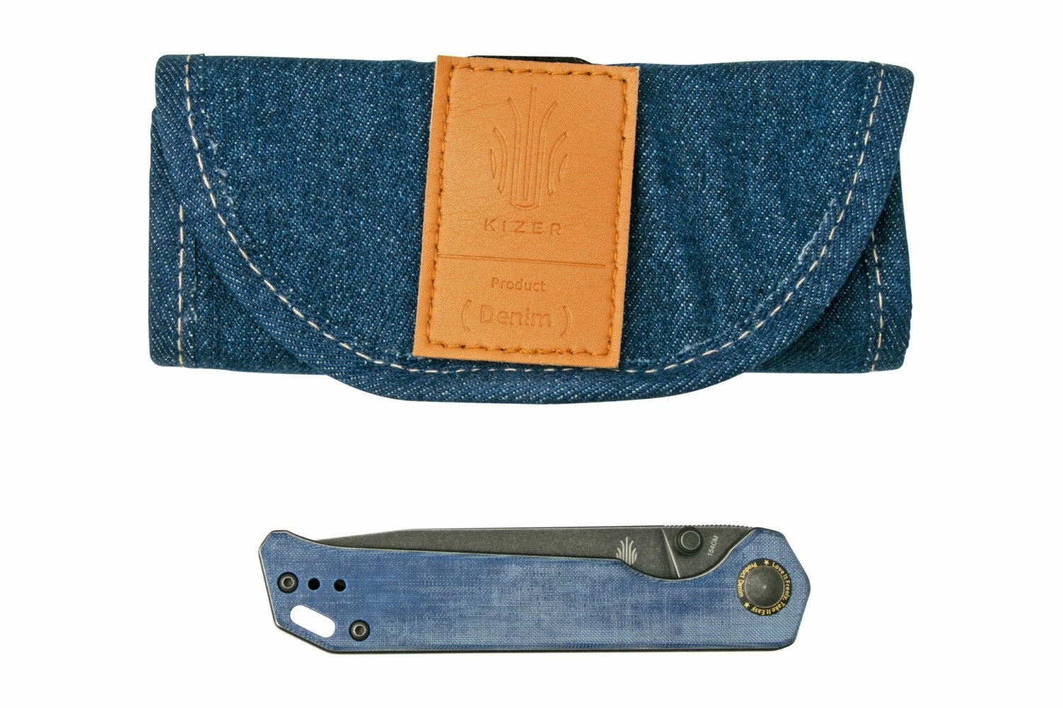 Kizer Vanguard Begleiter V4458.2C1 Denim Micarta, Couteau De Poche 9 Kizer Vanguard Begleiter V4458.2C1 Denim Micarta, Couteau De Poche – Image 7