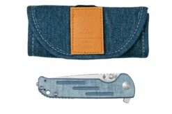 Kizer Vanguard Justice Denim, V4543N3 Couteau De Poche, Azo Design -KNIVESANDTOOLS Magasin KZV4543N3 07 kizer