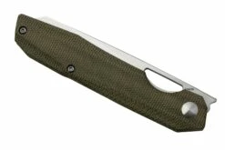 Kizer Genie V4545C1, Green Micarta, 154CM, Couteau De Poche, Gage Design -KNIVESANDTOOLS Magasin KZV4545C1 06 kizer
