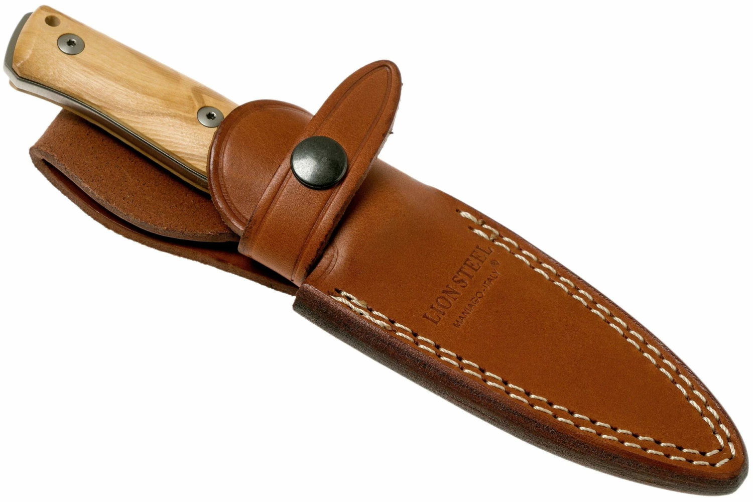 LionSteel B35 UL Olive Couteau De Bushcraft 9 LionSteel B35 UL Olive Couteau De Bushcraft – Image 7