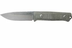 LionSteel B40 Green Canvas Micarta B40-CVG Couteau Bushcraft