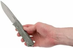 LionSteel B40 Green Canvas Micarta B40-CVG Couteau Bushcraft -KNIVESANDTOOLS Magasin LI B40 CVG 06 lionsteel