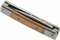 LionSteel BestMan BM13 CVN Natural Canvas Micarta Couteau De Poche Slipjoint 11 LionSteel BestMan BM13 CVN Natural Canvas Micarta Couteau De Poche Slipjoint -KNIVESANDTOOLS Magasin LI BM13 CVN 04 lionsteel