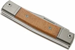 LionSteel BestMan BM13 CVN Natural Canvas Micarta Couteau De Poche Slipjoint 12 LionSteel BestMan BM13 CVN Natural Canvas Micarta Couteau De Poche Slipjoint -KNIVESANDTOOLS Magasin LI BM13 CVN 05 lionsteel