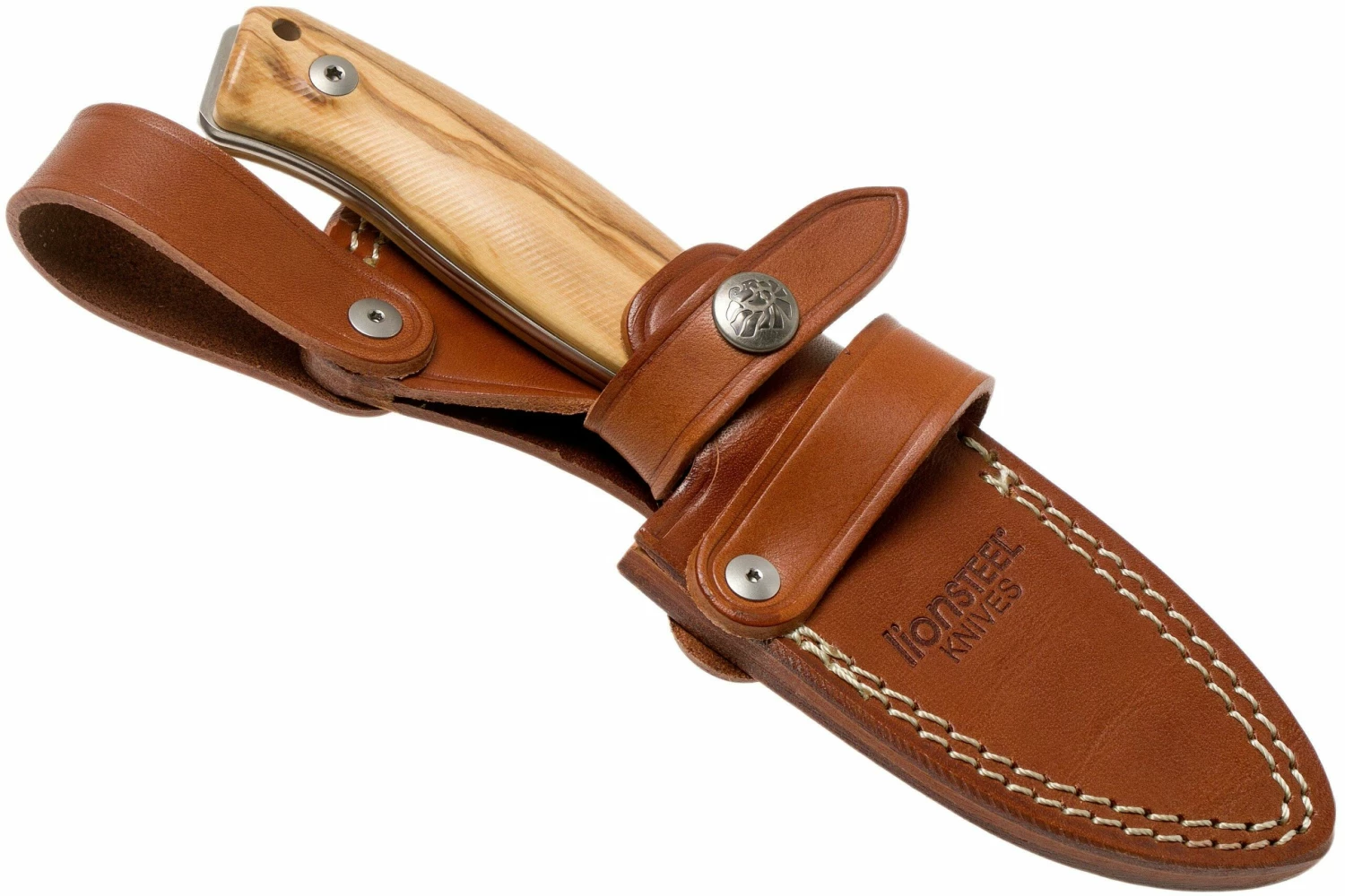 LionSteel M2M UL Olive Couteau Fixe 8 LionSteel M2M UL Olive Couteau Fixe – Image 6