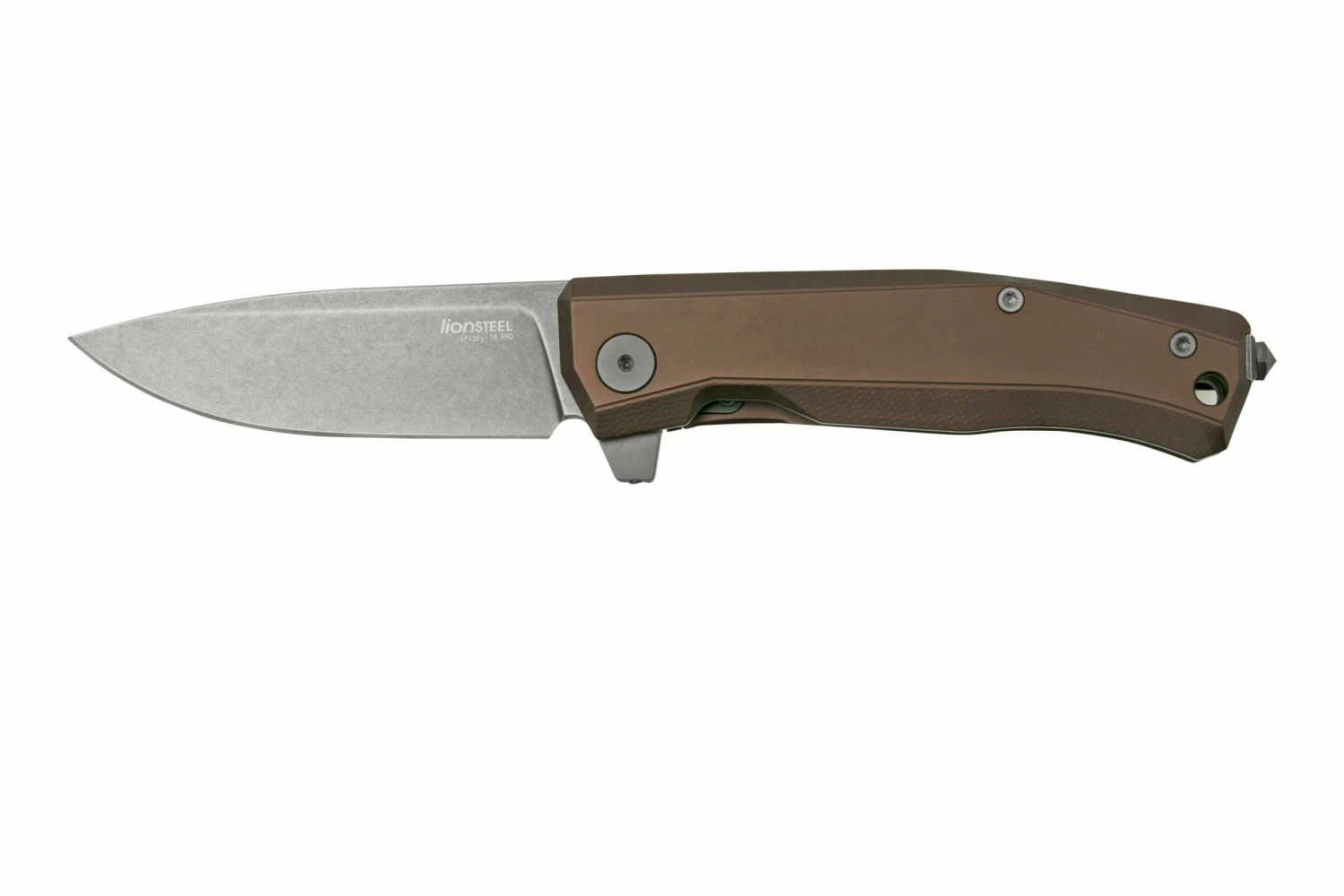LionSteel Myto MT01A EB Brown Aluminium, Black Couteau De Poche, Design Molletta 3 LionSteel Myto MT01A EB Brown Aluminium, Black Couteau De Poche, Design Molletta