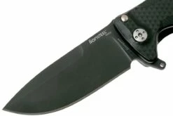 LionSteel SR22A-BB Black Aluminium, Black Blade -KNIVESANDTOOLS Magasin LI SR22A BB 03 lionsteel li sr22a bb 03