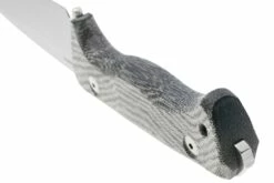 Lionsteel T6 Satin, Black Canvas Micarta T6-CVB Couteau Fixe -KNIVESANDTOOLS Magasin LI T6 CVB 04 lionsteel