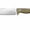 Lionsteel T6 Satin, Green Canvas Micarta T6-CVG Couteau Fixe -KNIVESANDTOOLS Magasin LI T6 CVG 01 lionsteel