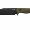 Lionsteel T6 Old Black, Green Canvas Micarta T6B-CVG Couteau Fixe -KNIVESANDTOOLS Magasin LI T6B CVG 01 lionsteel