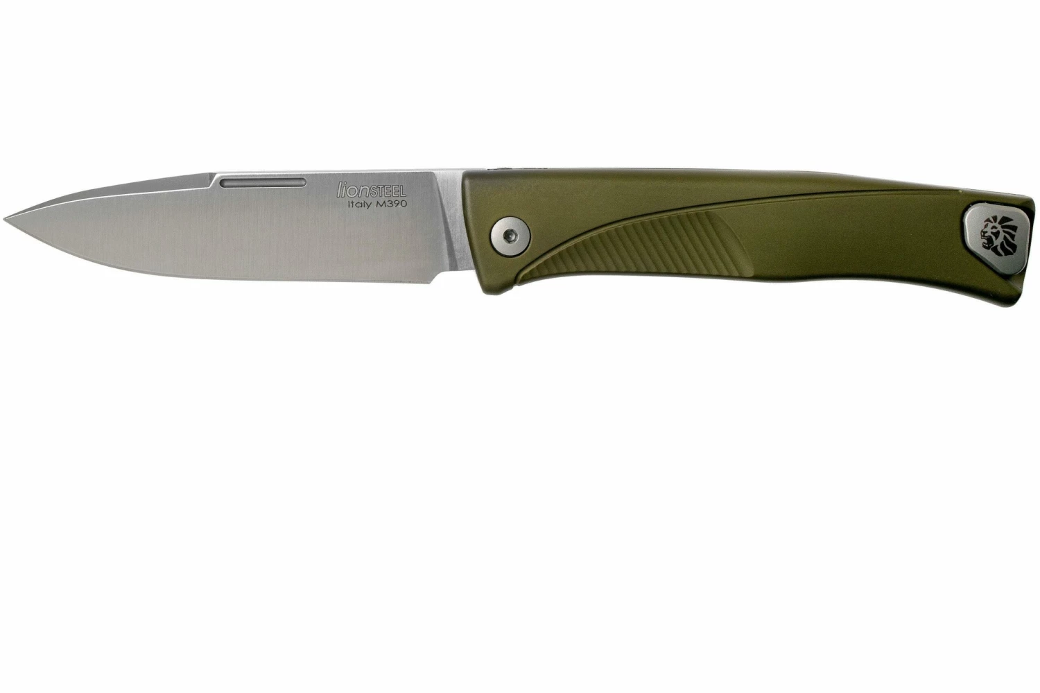 LionSteel Thrill Green Aluminum Couteau De Poche Intégral, Slipjoint 3 LionSteel Thrill Green Aluminum Couteau De Poche Intégral, Slipjoint